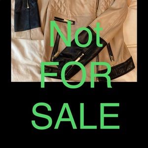 COPY - Michael Kors two toned leather jacket